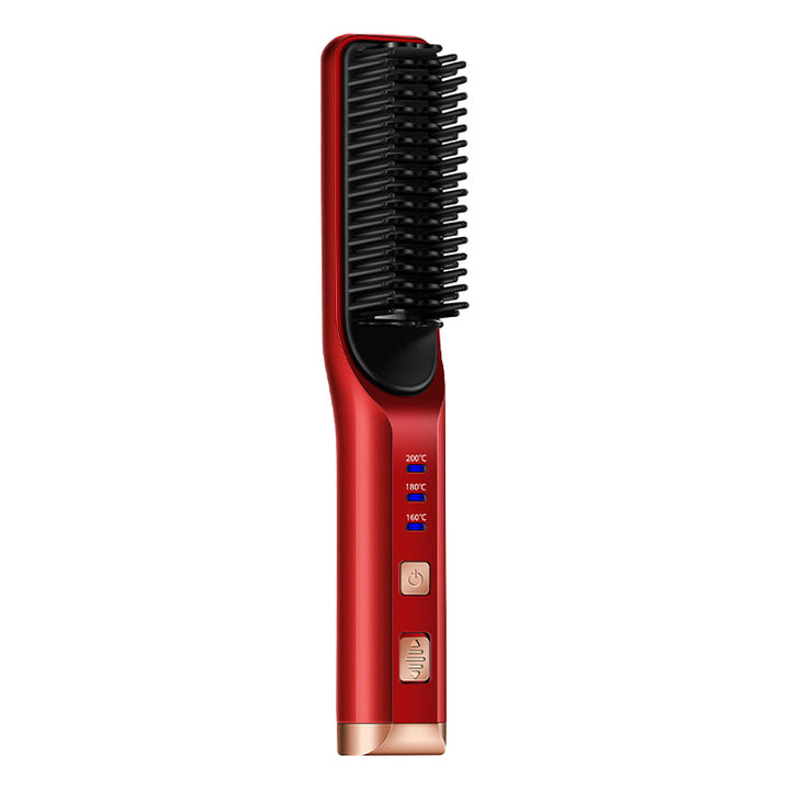 Efreshlab Portable Hair Straightener Comb Hair Care Efreshlab Red  