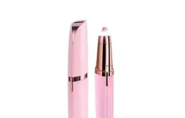 Electric Portable Eyebrow Trimmer - AAA Battery Beauty efreshme Baby Pink  