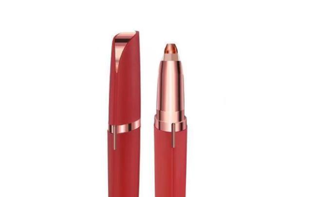 Electric Portable Eyebrow Trimmer - AAA Battery Beauty efreshme Rose Red  