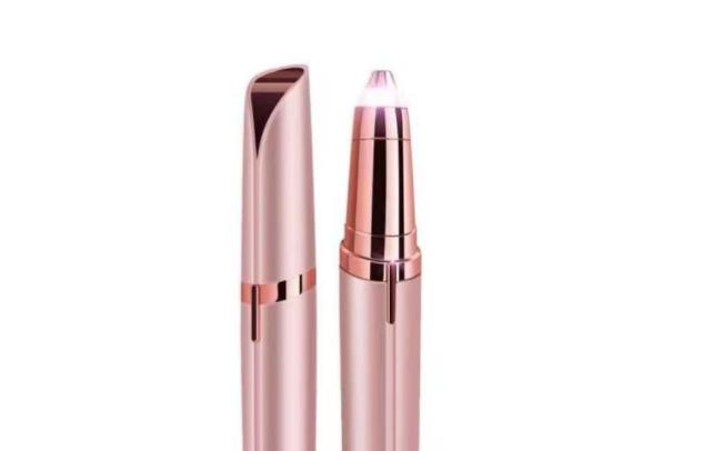 Electric Portable Eyebrow Trimmer - USB Rechargeable Beauty efreshme Rose Gold  