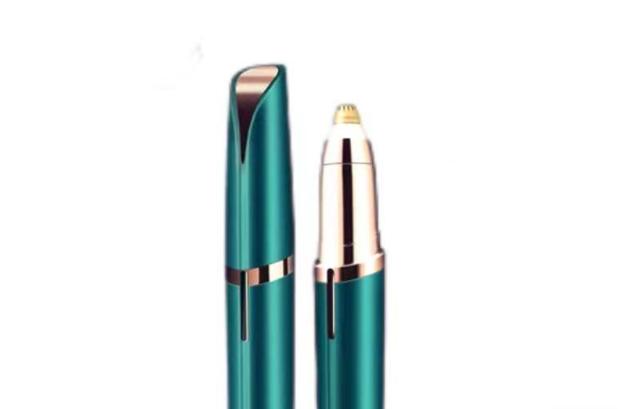 Electric Portable Eyebrow Trimmer - AAA Battery Beauty efreshme Emerald Green  