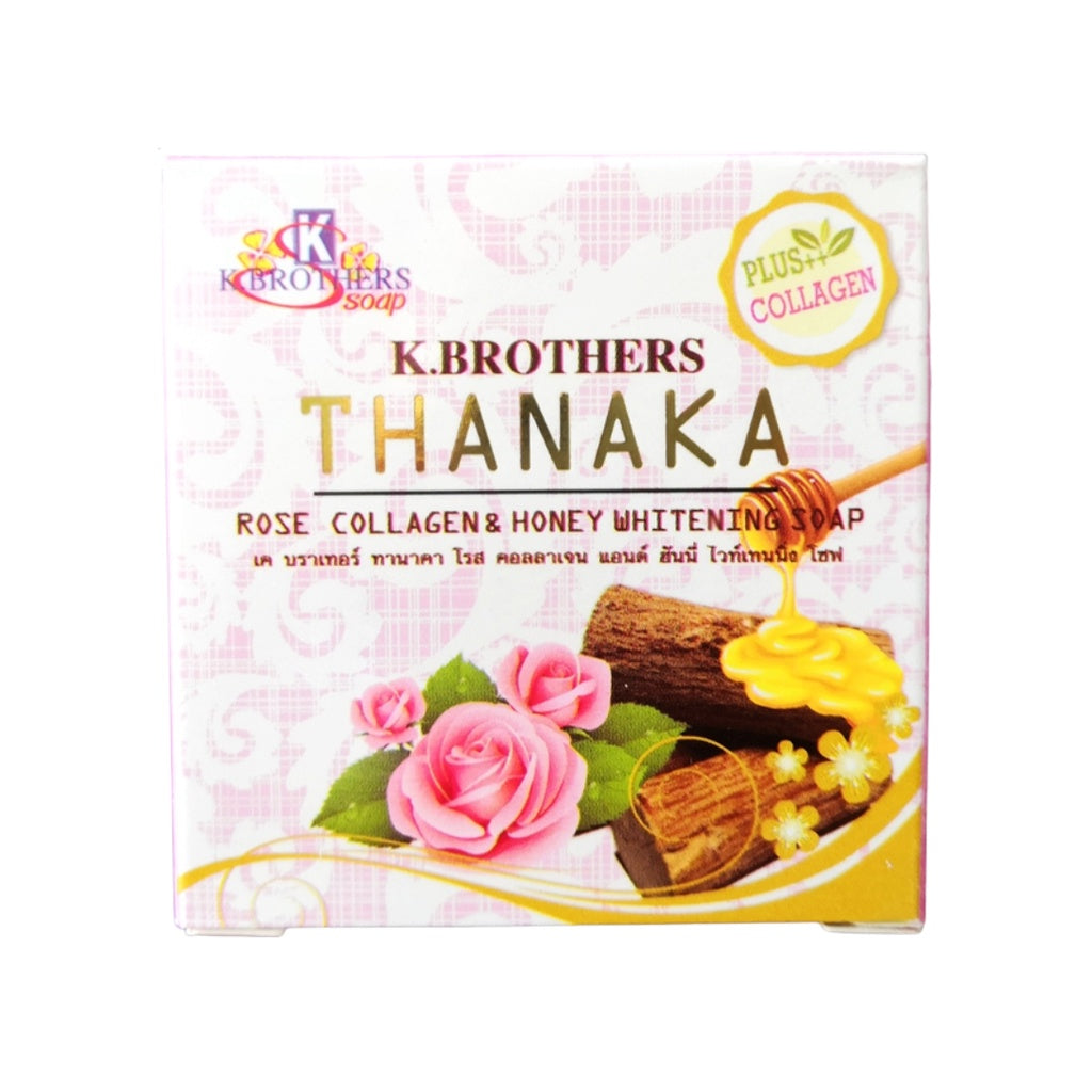 K Brothers Thanaka Rose Collagen & Honey Soap Bath & Body K Brothers   