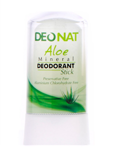 DEONAT Mineral Crystal Deodorant Stick, 60g Deodorant Deonat Aloe  
