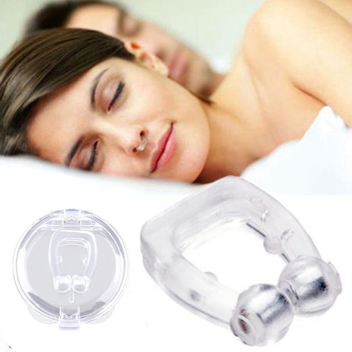 Silicone Magnetic Anti Snoring Nose Clip Personal Care efreshme   