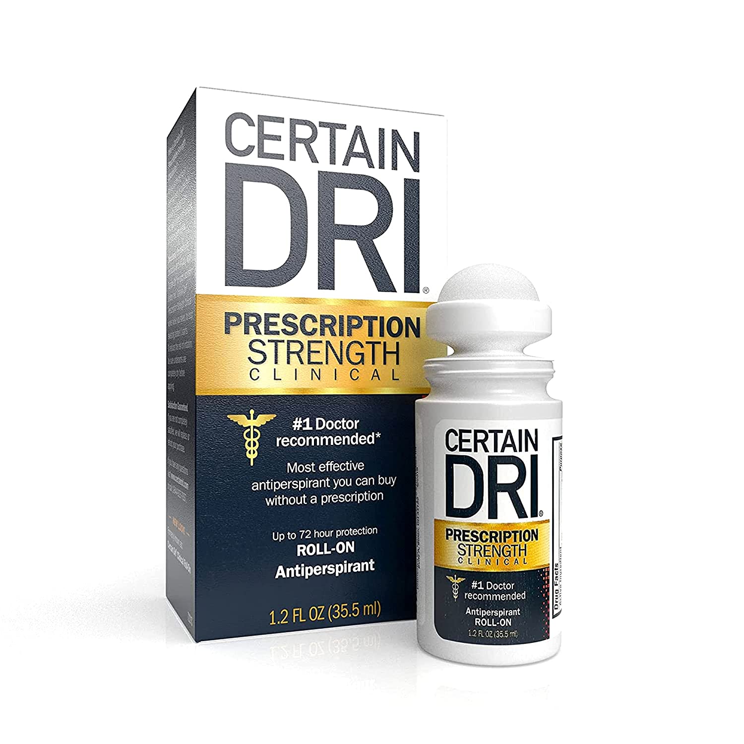 Certain Dri Prescription Strength Antiperspirant Roll On Deodorant Deodorant Certain Dri   