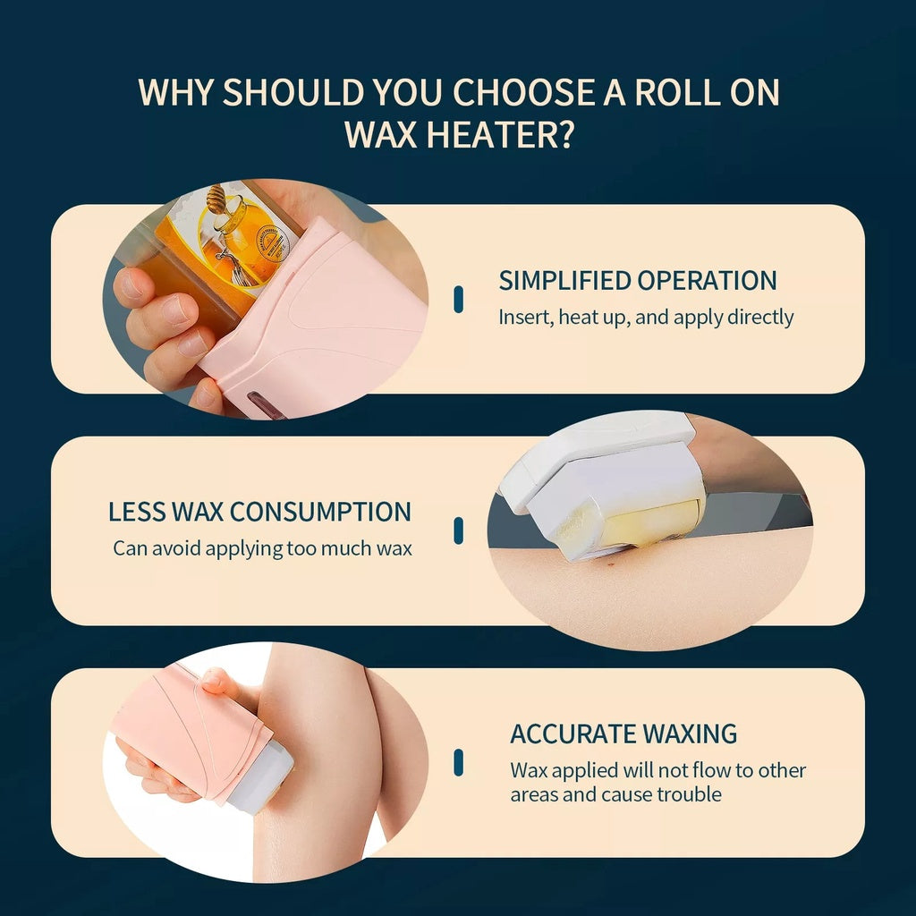 Roll on Wax Heater Hair Removal Personal Care efreshme   