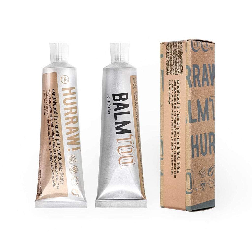 Hurraw! BALMTOO Squeezable Body Lip Balm, Organic, Certified Vegan, Cruelty and Gluten Free, Non-GMO, 100% Natura Bath & Body Hurraw   
