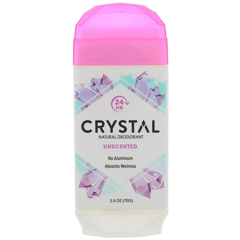 Crystal Natural Deodorant Invisible Solid Stick Deodorant Crystal Unscented  