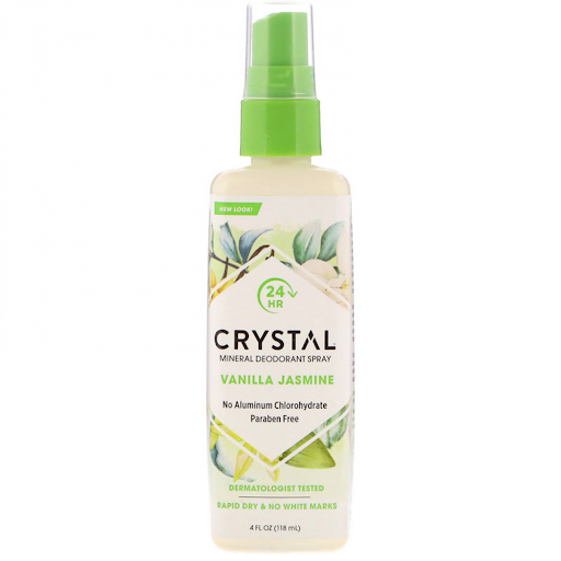 Crystal Mineral Deodorant Spray Deodorant Crystal Vanilla Jasmine  