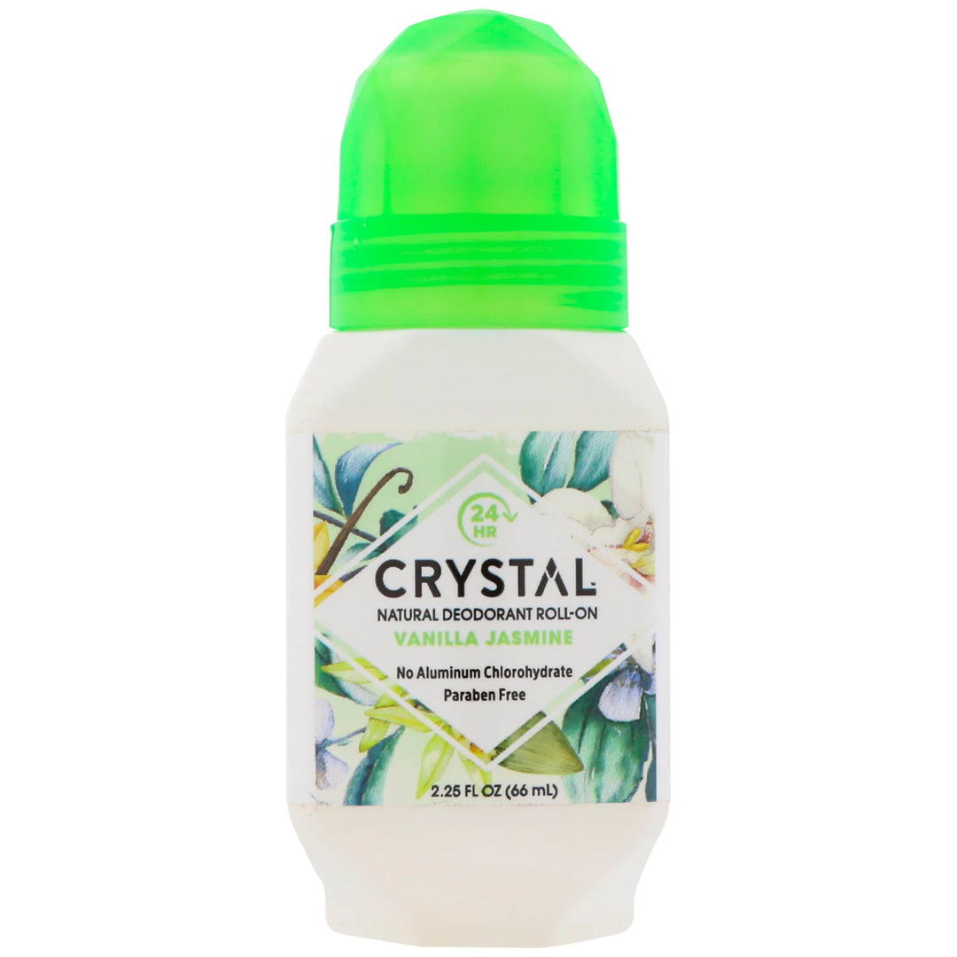 CRYSTAL Mineral Deodorant Roll On Personal Care Crystal Vanilla Jasmine  